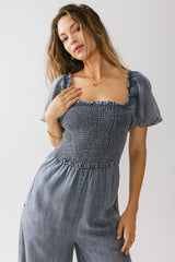 Piper Smocked Jumpsuit