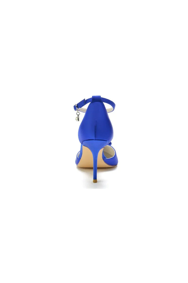 Buckle Strap Pointed Toe High Heels