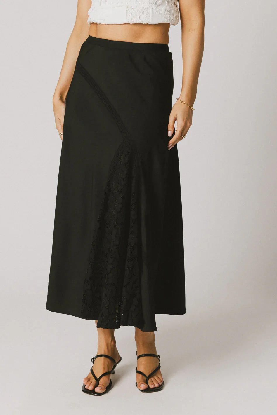 Samantha Maxi Skirt in Black FINAL SALE
