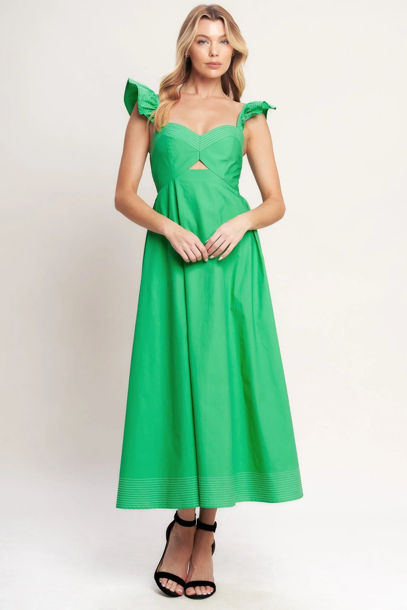BEAUTIFULLY UNEXPECTED MIDI DRESS