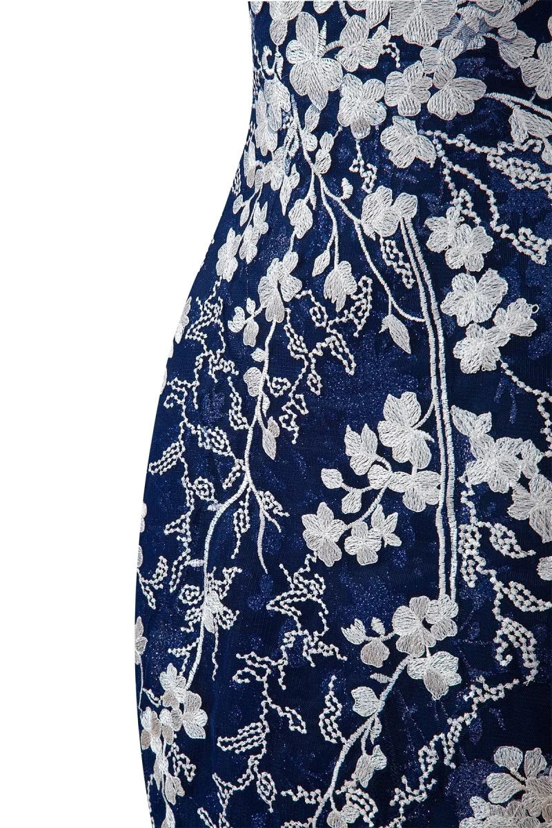 Sheath Short Spaghetti Straps Lace Homecoming Dress