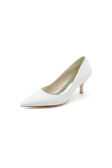 Gold Glitter Crystal Pointed Toe Wedding Shoes