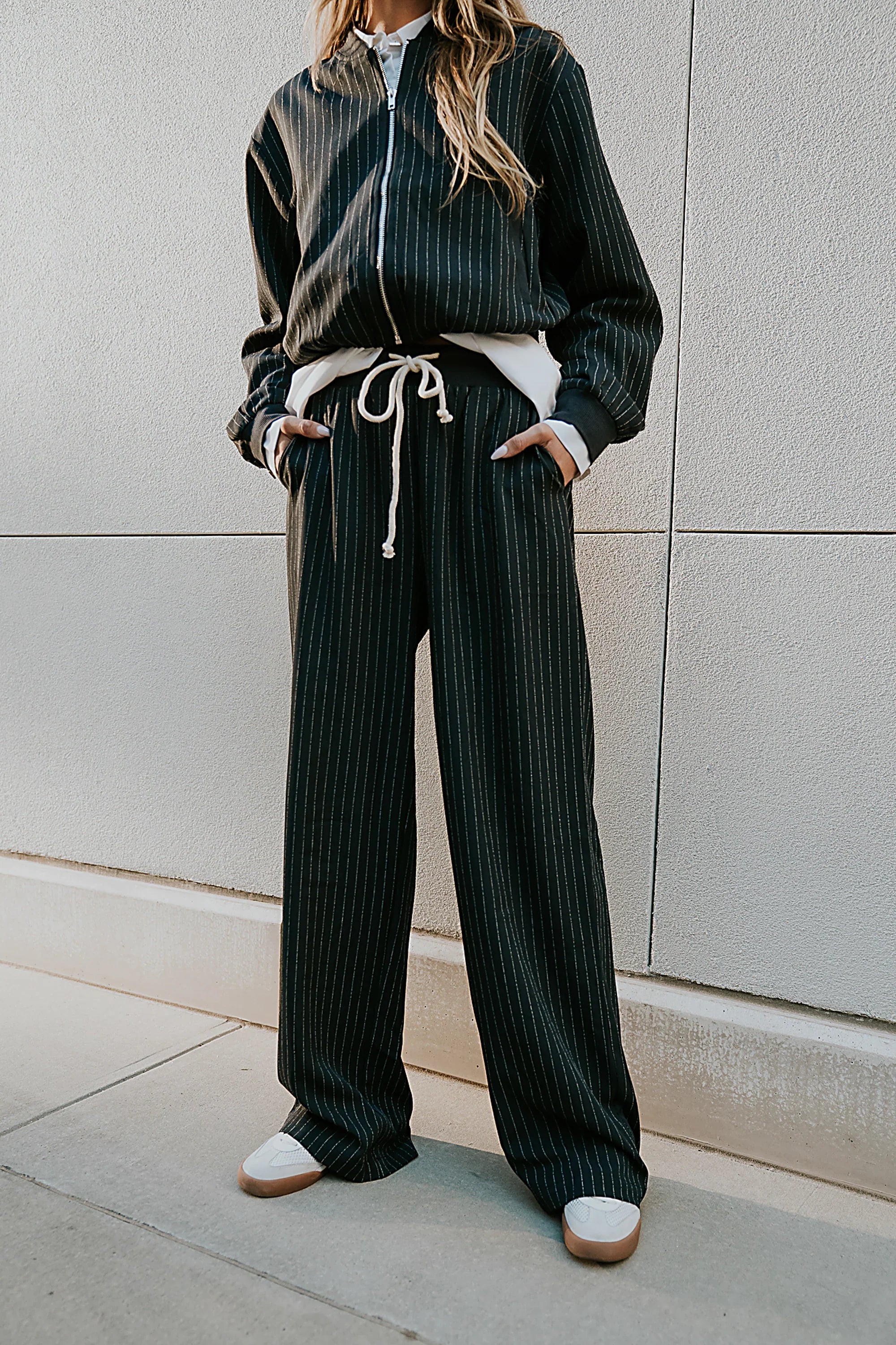 Valeria Striped Straight Leg Pants FINAL SALE