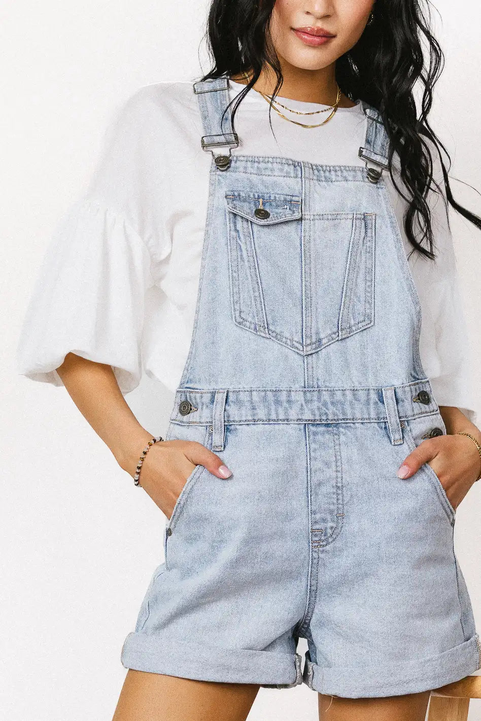 Reagan Denim Shortalls FINAL SALE