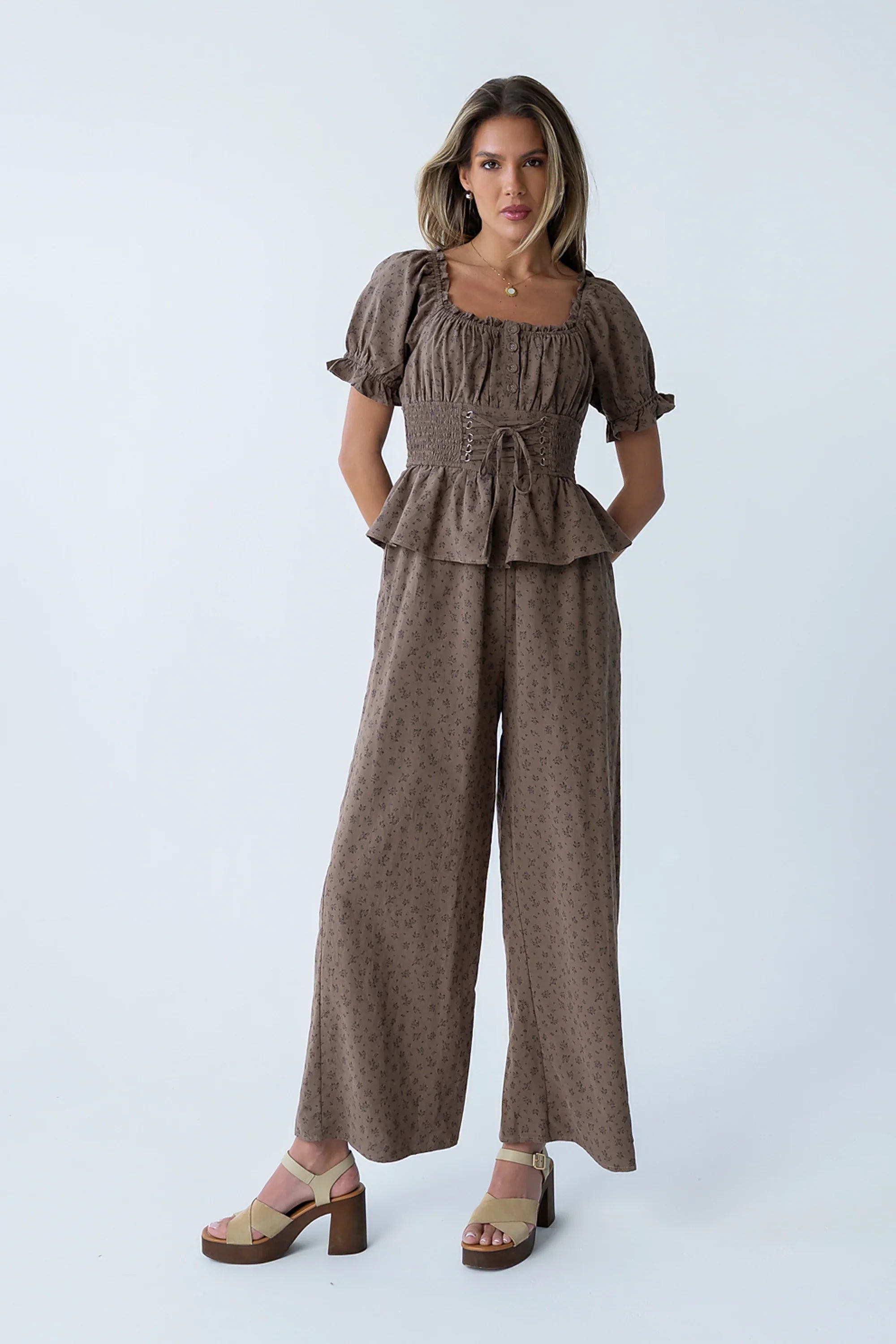 Nancy Floral Jumpsuit