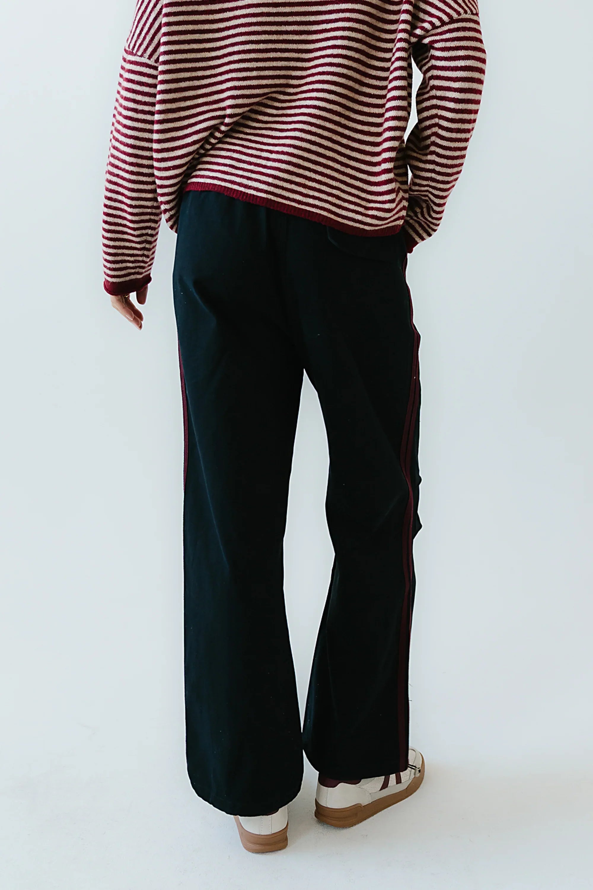 Franklin Striped Joggers in Navy