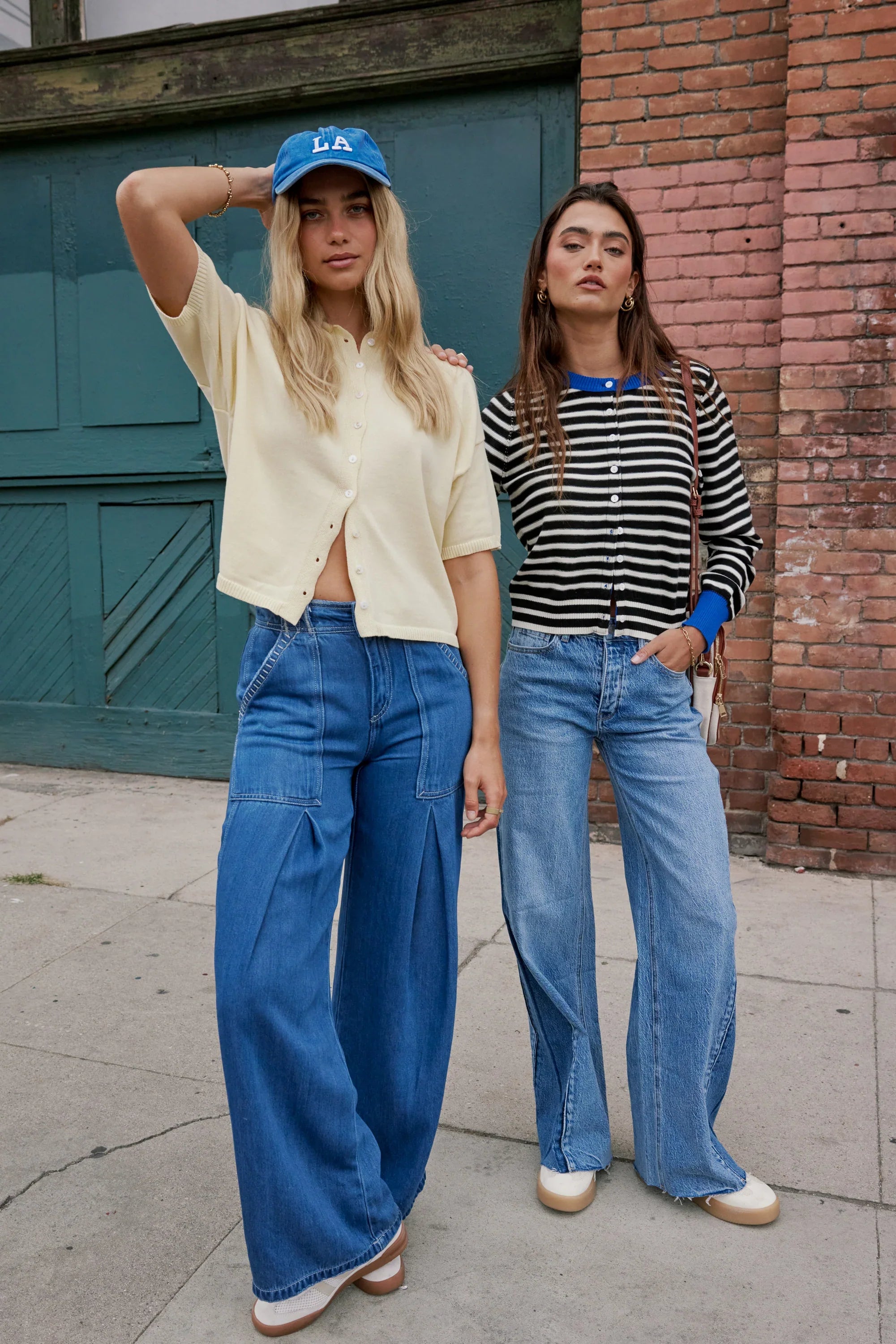Zoey Pleated Baggy Jeans FINAL SALE
