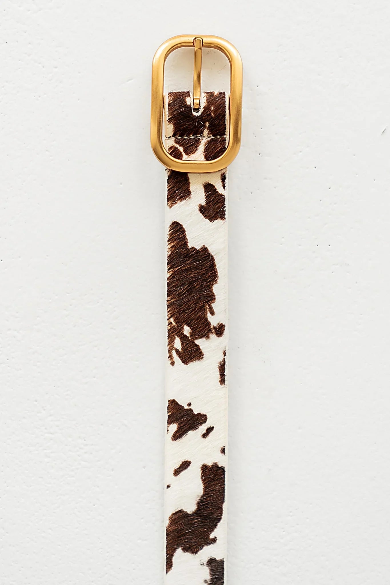 Hannah Cow Print Belt