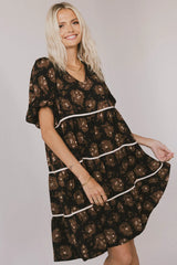 Ostella Floral Midi Dress FINAL SALE